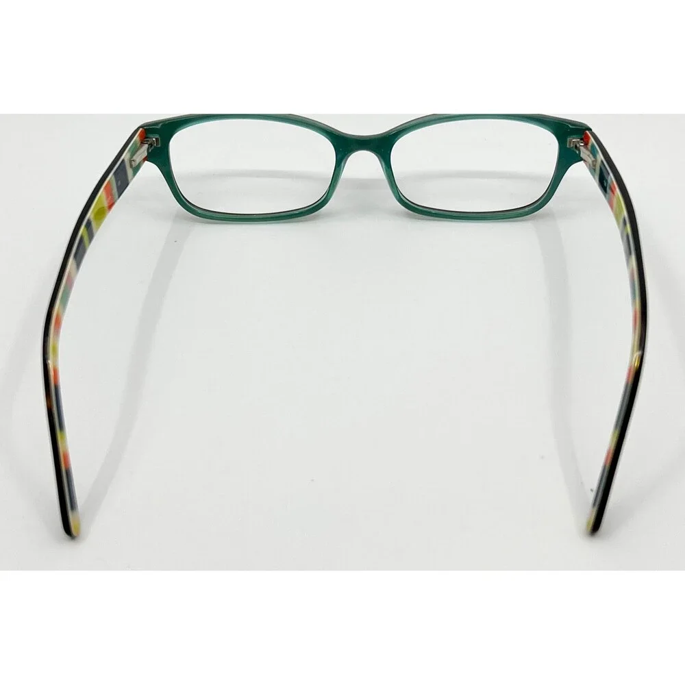 Kate Spade Eyeglasses Womens Brown Teal Lucyann 0X77 Striped 135